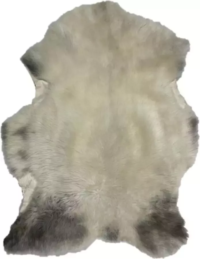 Euroskins Schapenvacht Vloerkleed Wit Grijs 95x69cm Gigi