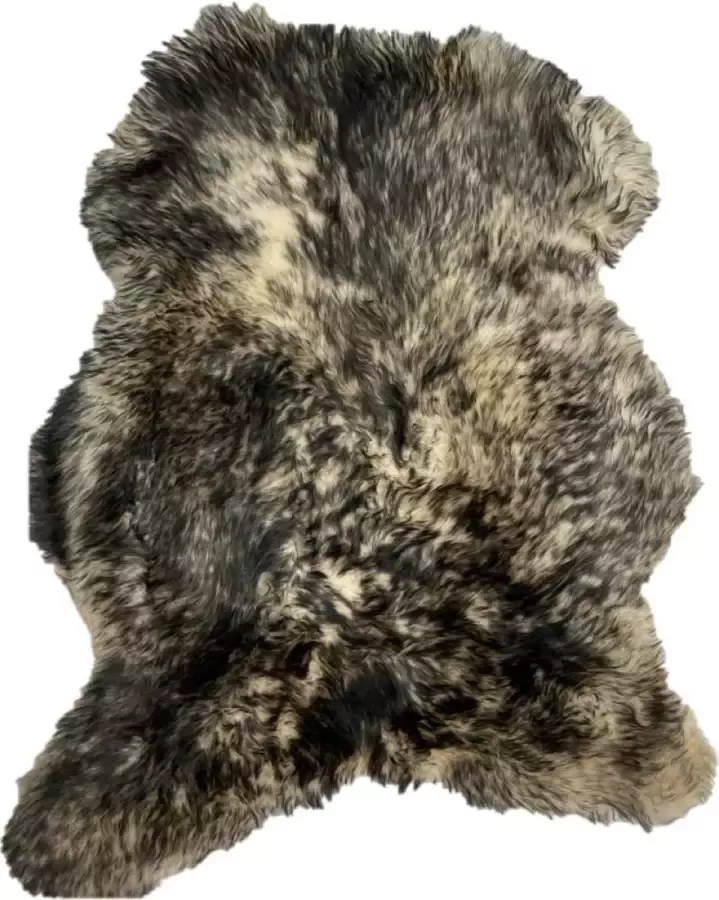 Euroskins Schapenvacht Vloerkleed Wit Zwart- 100x85cm Ferwel