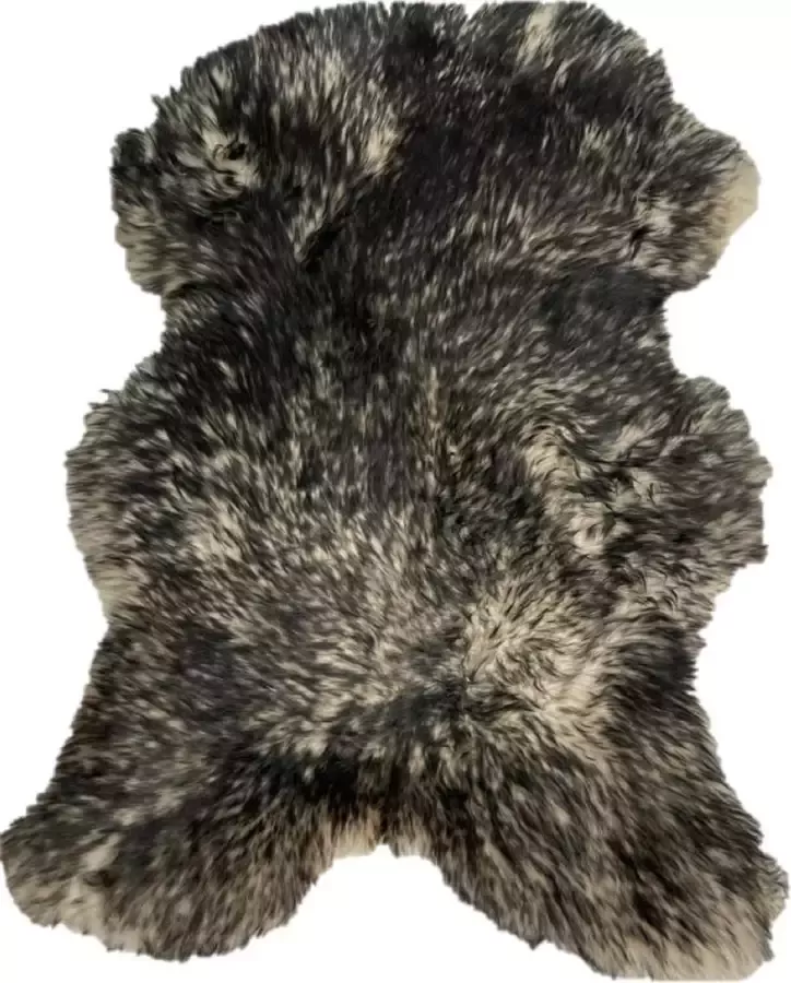 Euroskins Schapenvacht Vloerkleed Wit Zwart 110x78 cm Hanne