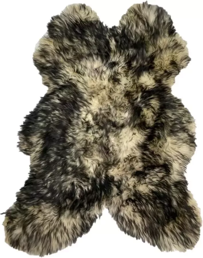 Euroskins Schapenvacht Vloerkleed Wit Zwart 120x90cm Elyset