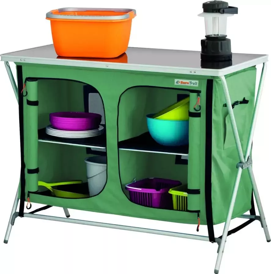 Eurotrail Campingkast Bonaire 102 X 82 Cm Polyester Groen