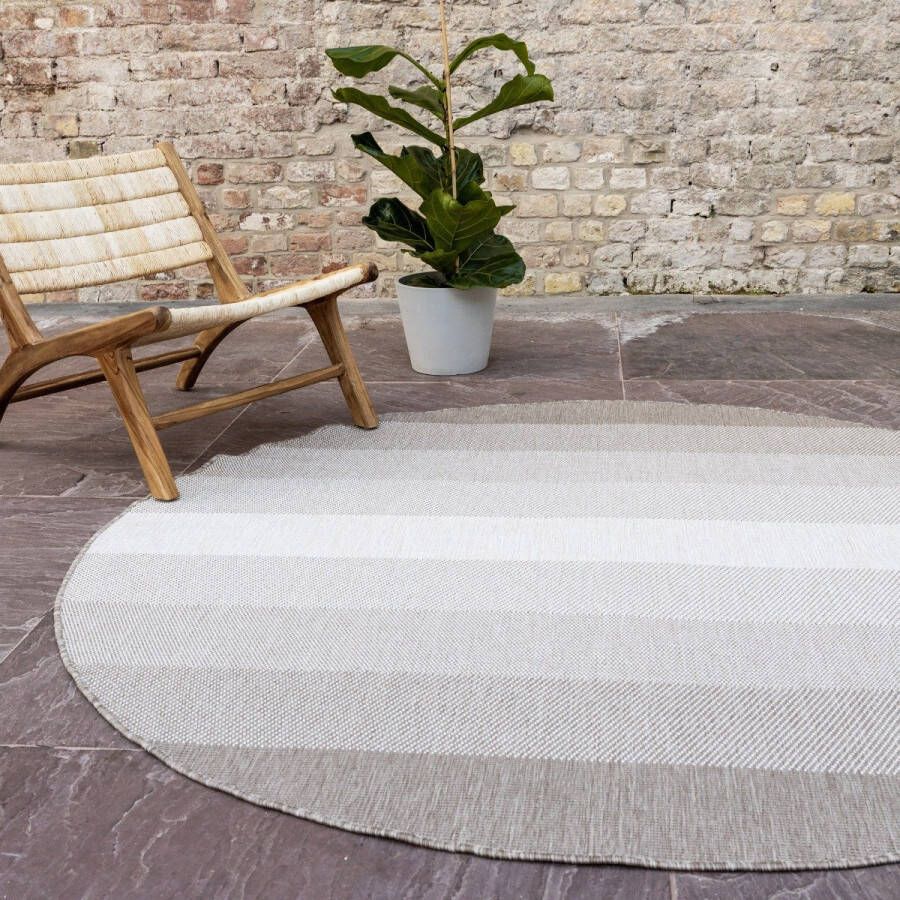 Eva Interior Rond Buitenkleed Boa Bruin Grijs dubbelzijdig 200 Ø (L) Polypropyleen Rond 200 Ø (L)