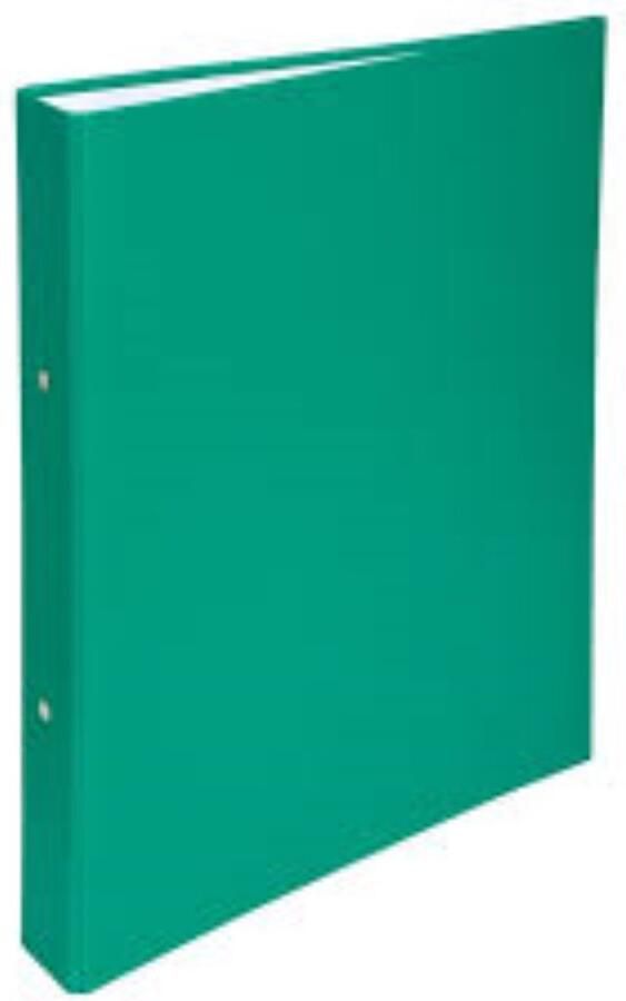 Exacompta Ringmap Ringband Klapper Harde Kaft Polypropyleen 4 ringen 30mm A4 Groen