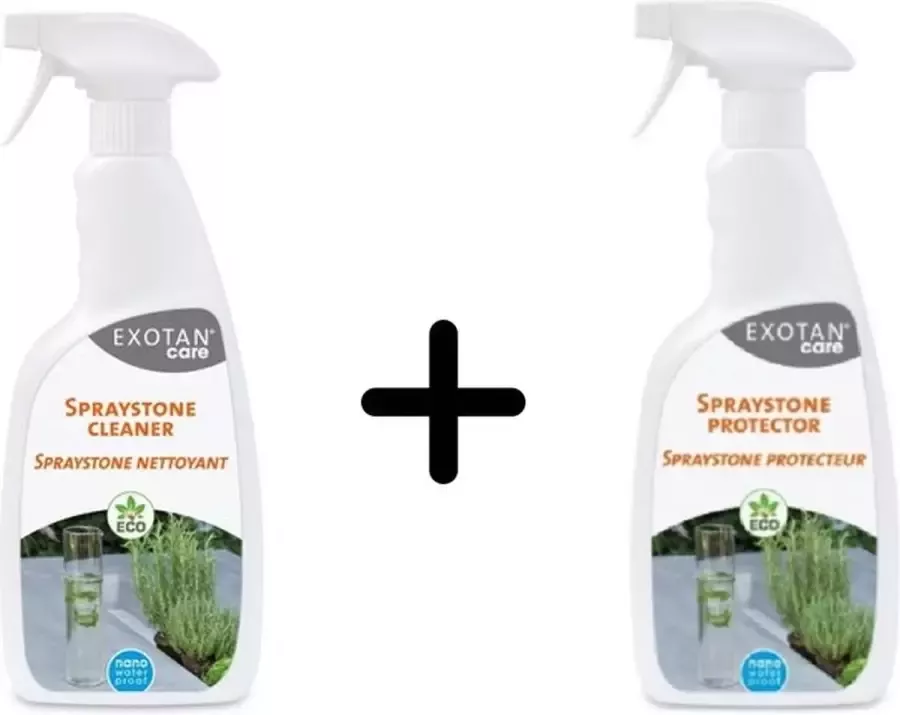 Exotan Care Spraystone Cleaner & Protector promo pakket