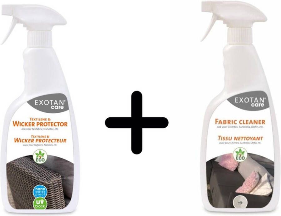 Exotan Care wicker&textilene protector en cleaner promo pakket