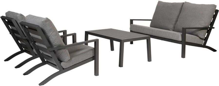 Exotan Loungeset Incl. fauteuil Aluminium Antraciet Set - Foto 1