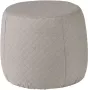 Exotan Poef Binnen Buiten Domino Polyester Taupe 44x51x51 - Thumbnail 2