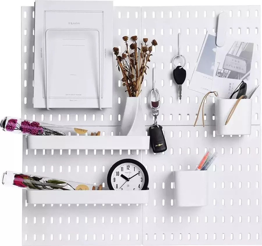 Extra Ophangbord Wandbord Muurdecoratie Wandrek Wall rack 54 x 54 cm Wandpaneel Muurbord Muur Organizer