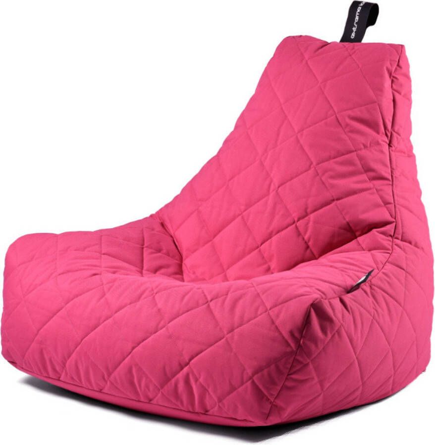 Extreme Lounging b-bag mighty-b quilted pink zitzak volwassenen ergonomisch weerbestendig outdoor