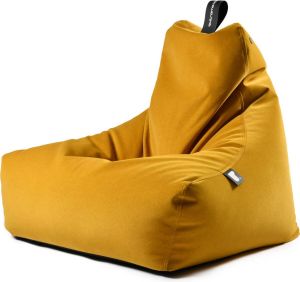 Extreme Lounging b-bag mighty-b suede mustard zitzak volwassenen ergonomisch indoor suedelook