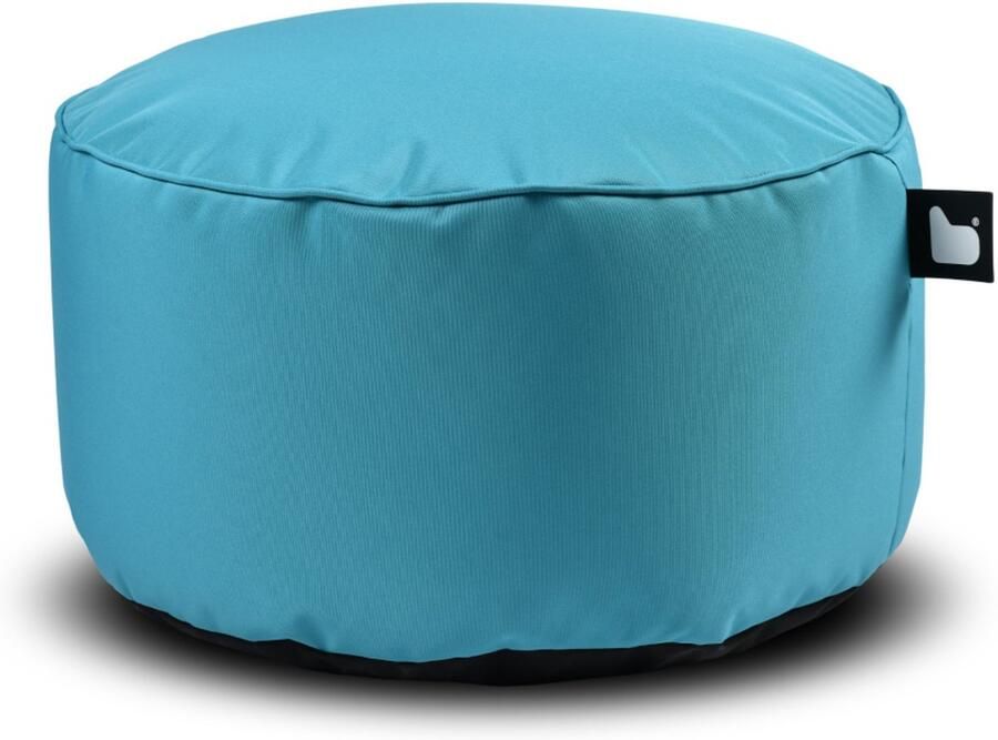 Extreme Lounging b-poufe poef rond binnen & buiten uv- en waterbestendig 60x40cm aqua