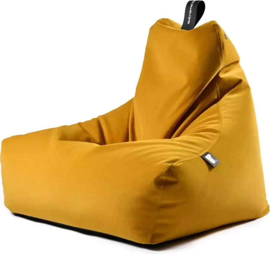 Extreme Lounging b-bag mighty-b suede mustard zitzak volwassenen ergonomisch indoor suedelook - Foto 1