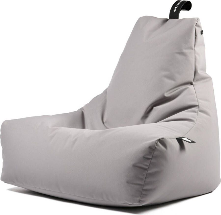 Extreme Lounging b-bag mighty-b zilvergrijs zitzak volwassenen ergonomisch weerbestendig outdoor