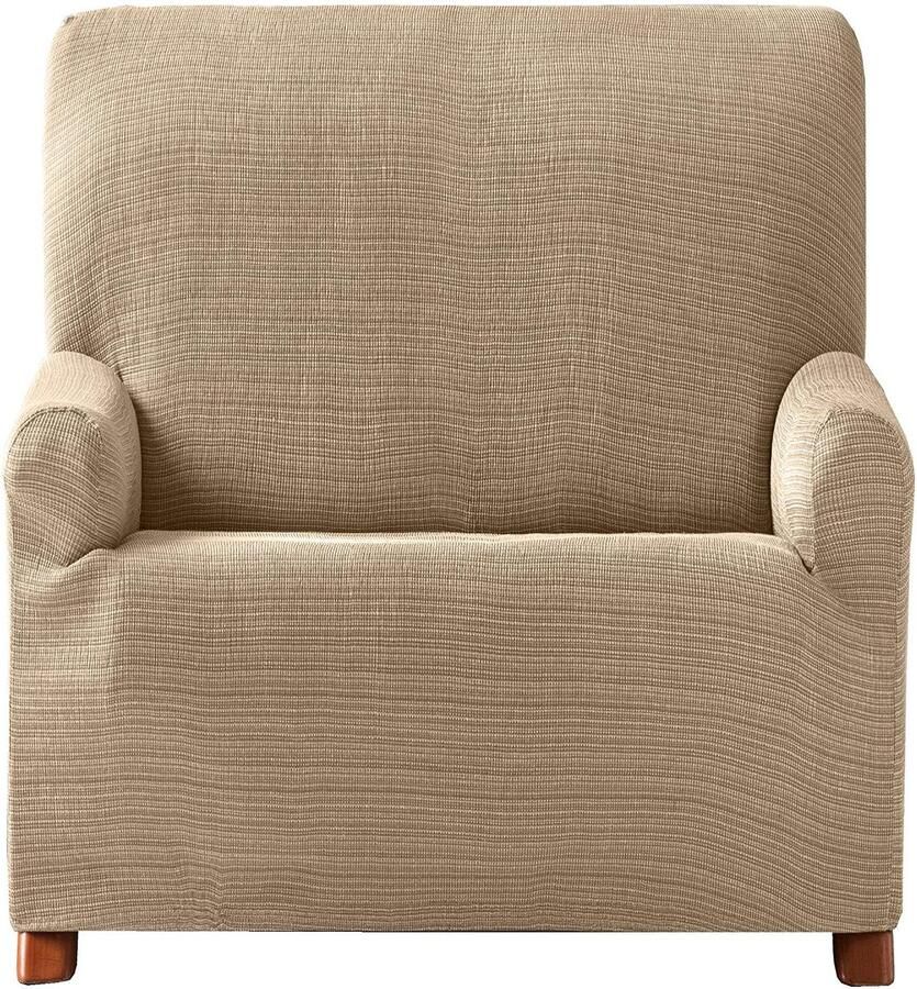 Eysa Aquiles elastische banksprei 1 fauteuil kleur 01-beige polyester-katoen 37 x 29 x 5 cm