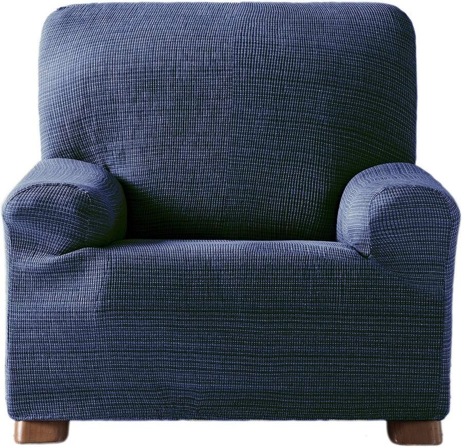 Eysa Aquiles elastische banksprei 1 fauteuil kleur 03-blauw polyester-katoen 37 x 29 x 5 cm