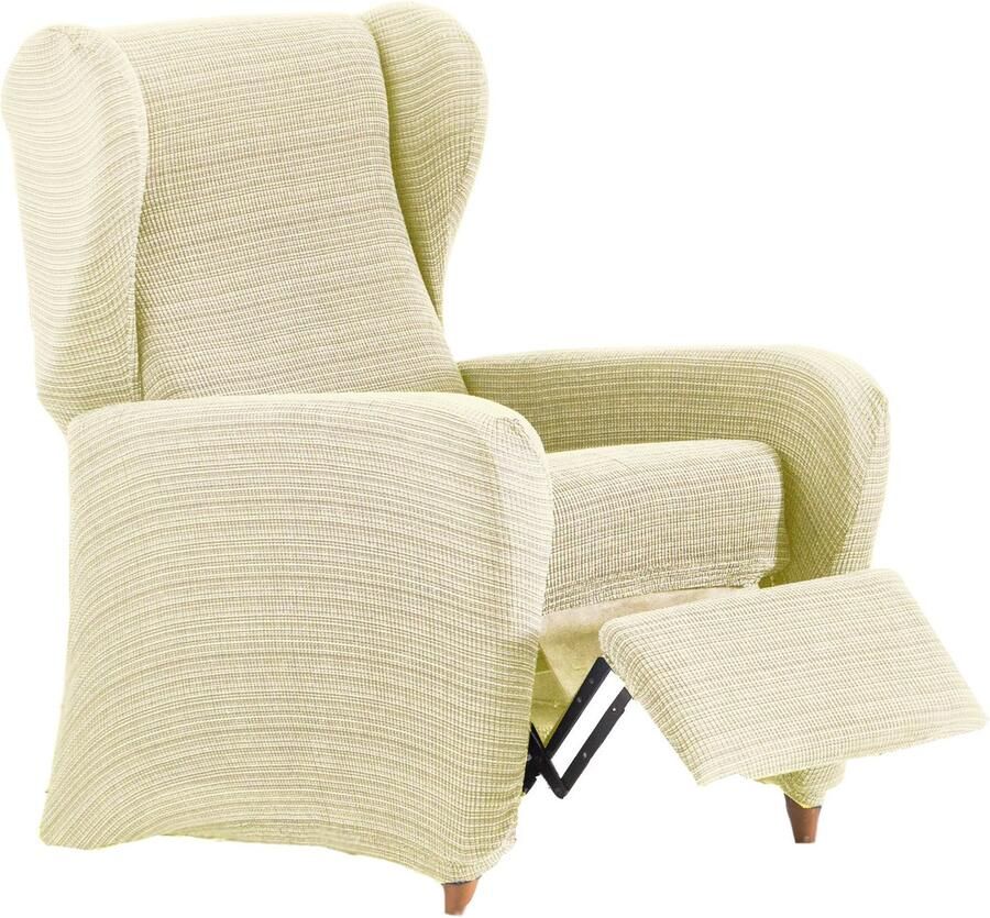 Eysa Aquiles elastische banksprei relaxstoel kleur 00-ecru polyester-katoen 37 x 29 x 5 cm