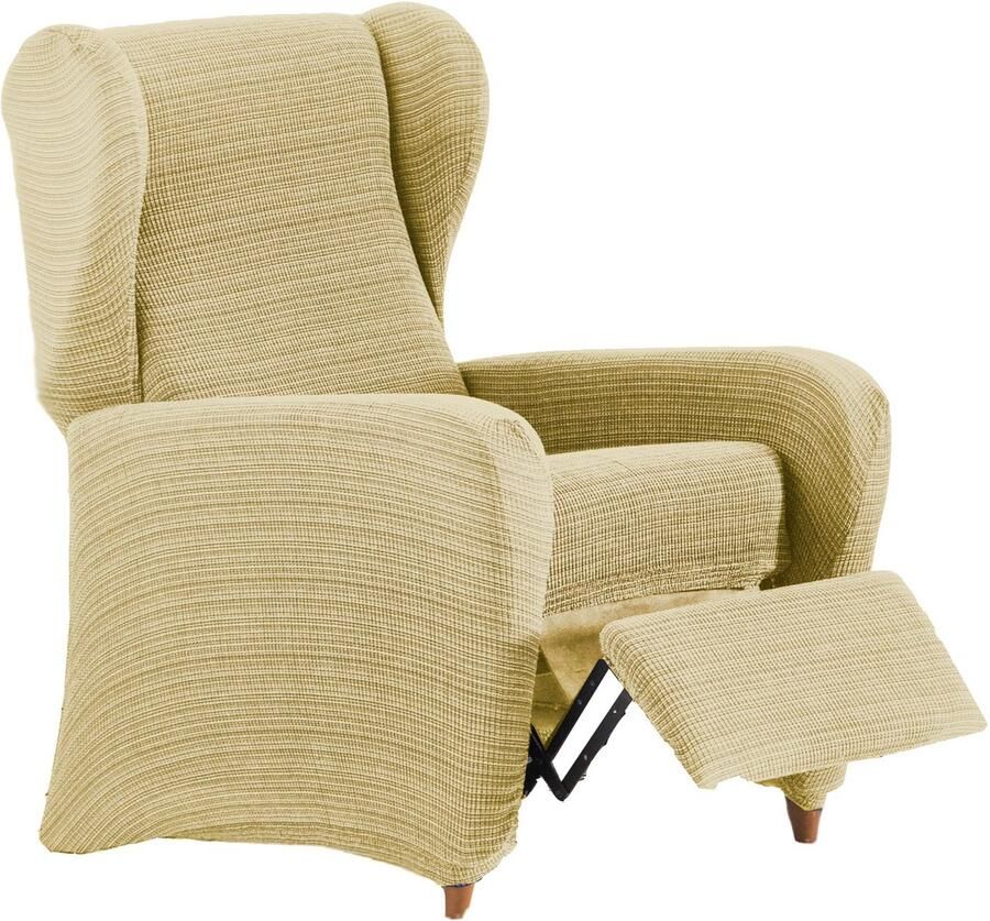 Eysa Aquiles elastische banksprei relaxstoel kleur 01-beige polyester-katoen 37 x 29 x 5 cm