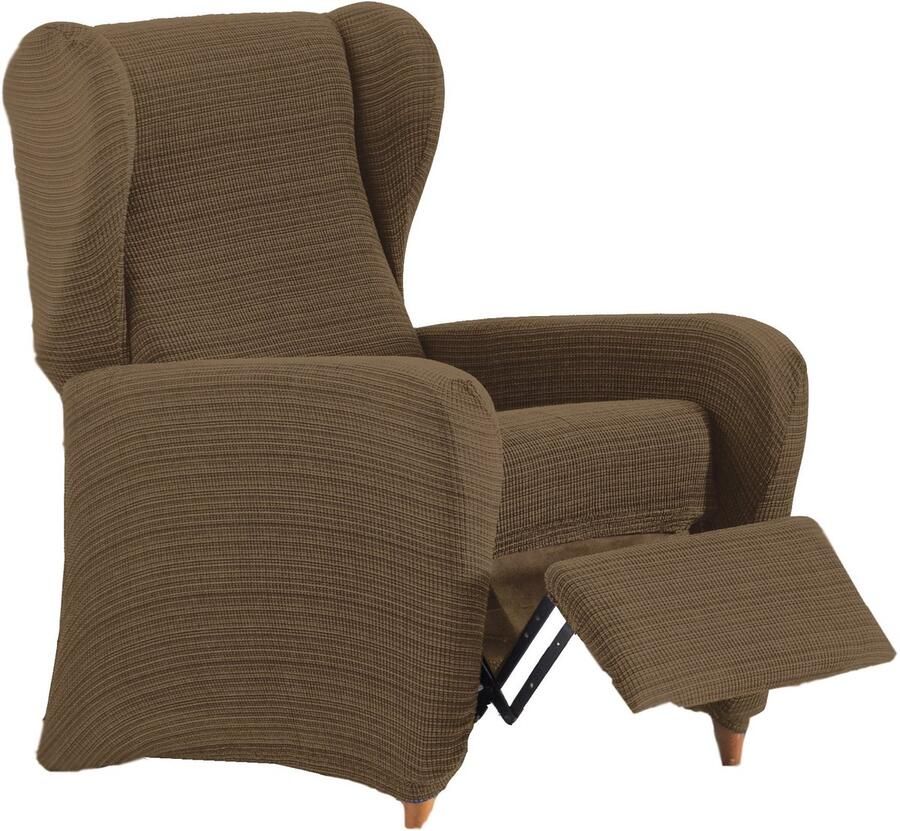 Eysa Aquiles elastische banksprei relaxstoel kleur 07-bruin polyester-katoen 37 x 29 x 5 cm