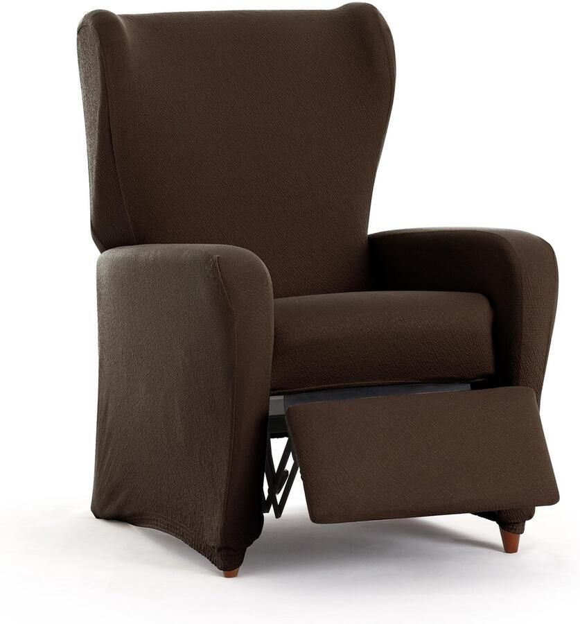 Eysa bi-elastische bankhoes voor relaxfauteuils bruin ontwerp Harlem
