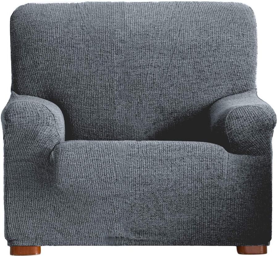 Eysa Dorian elastische banksprei 1 fauteuil chenille 6-grijs 37 x 9 x 29 cm