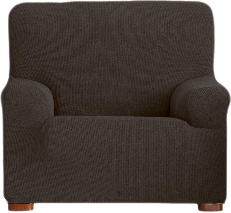 Eysa Dorian elastische banksprei 1 fauteuil chenille 7-bruin 37 x 9 x 29 cm