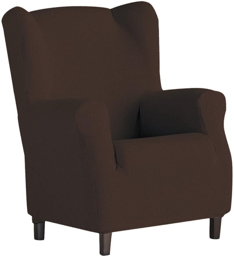 Eysa Dorian elastische slaapbank vleugelfauteuil chenille 7-bruin 37 x 9 x 29 cm