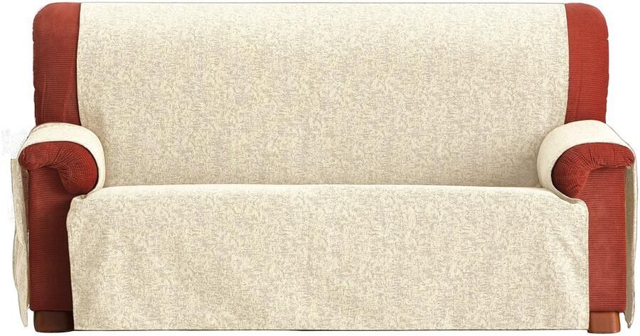 Eysa Dream Niet-elastische banksprei 1 fauteuil chenille 01-ecru 37 x 4 x 29 cm