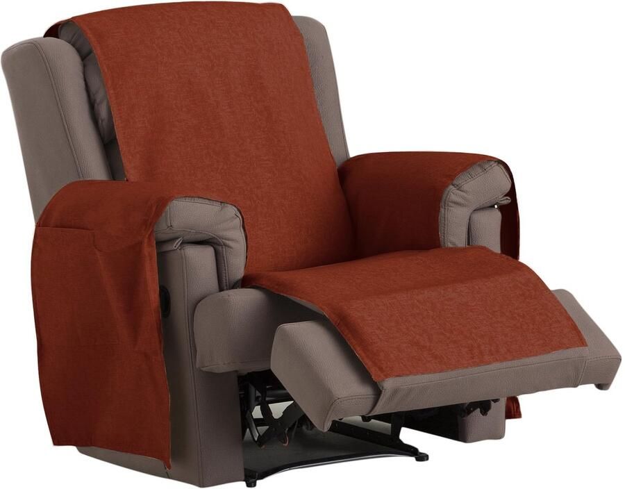 Eysa Dream Niet-elastische banksprei 1 fauteuil chenille 39-oranje 37 x 4 x 29 cm