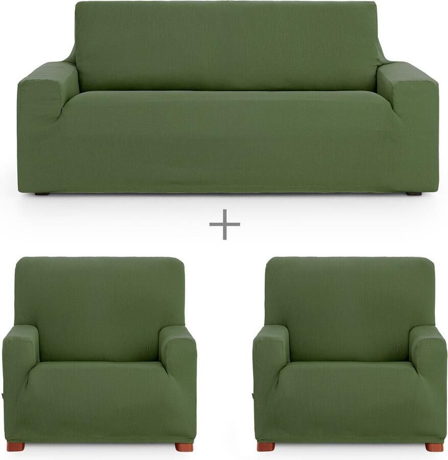 Eysa Sofa hoes set ULISES Groen 3 Onderdelen