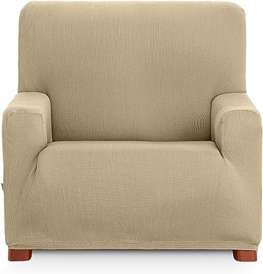 Eysa Ulises elastische banksprei 1 fauteuil polyester-katoen 01-beige 37 x 5 x 29 cm