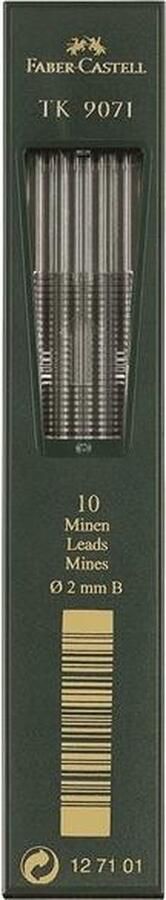 Faber-Castell Loodvervanging voor potloden TK9071 10 Onderdelen 2 0 mm B (5 Stuks)
