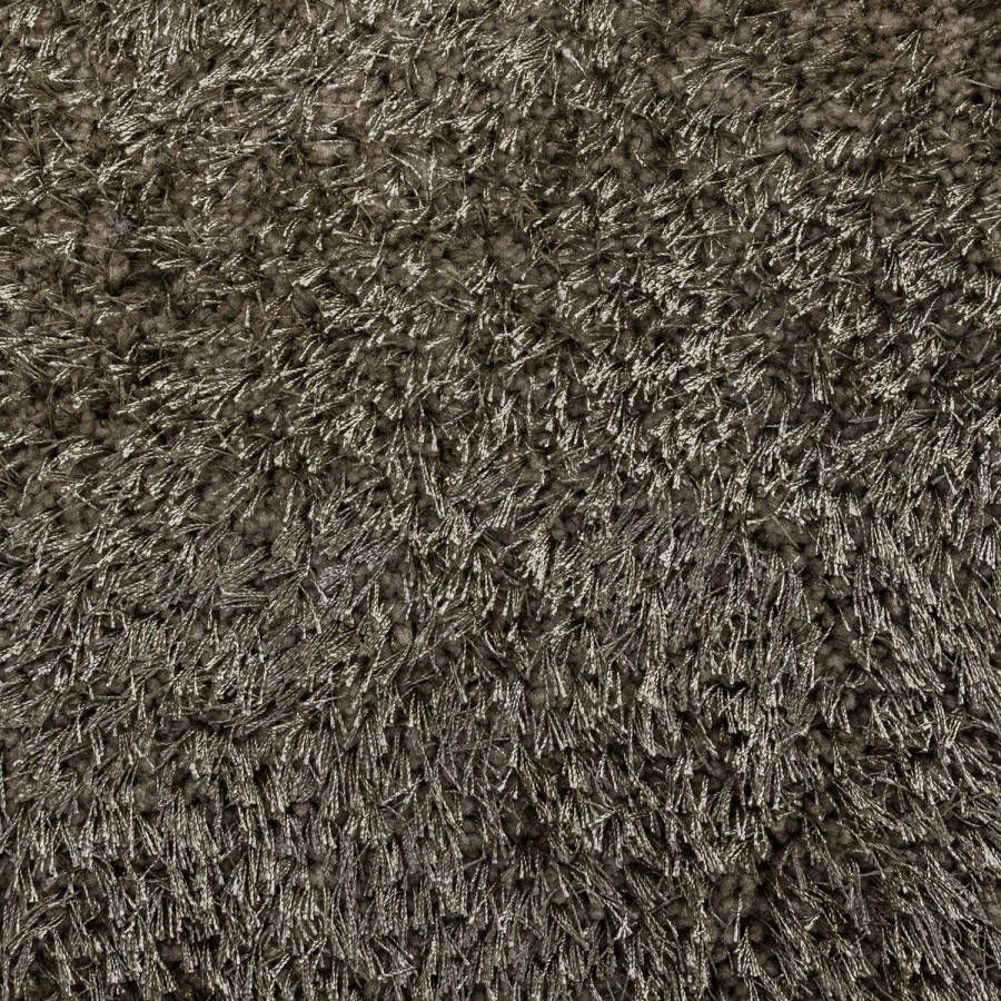 FABRIQ Delaware Loper Tapijt 80x150 cm Vloerkleed Hoogpolig Tapijt Woonkamer en Tapijt Slaapkamer Kleed Goud Bruin - Foto 2