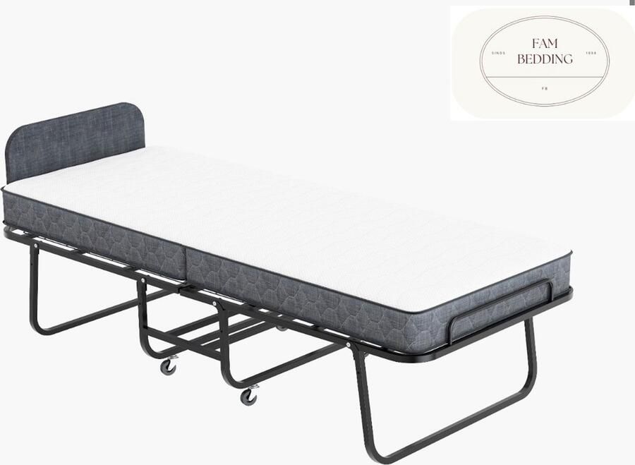 FAM BEDDING Vouwbed Twijfelaar met KoudschuimHR45 14cm 120x200