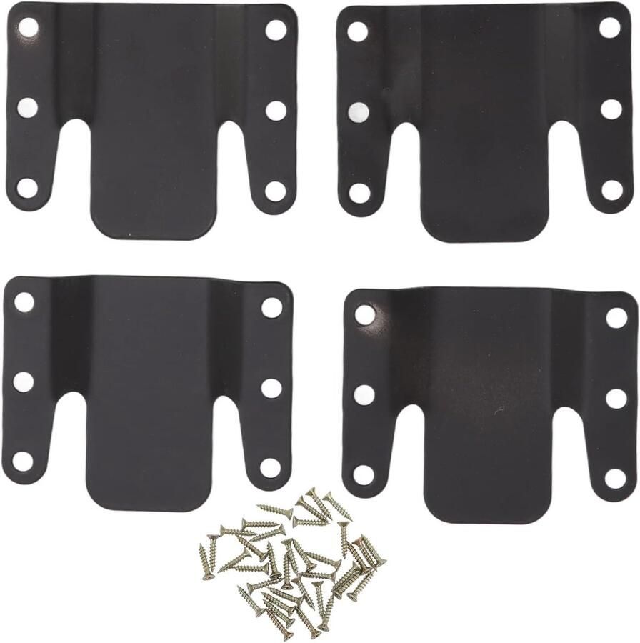 Famanu 4 Sets Sectionele Bank in Elkaar Grijpende Bank Connector Beugel met Schroeven