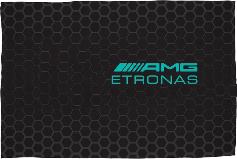 Famanu Superzachte Warme Fleece Plaid Zwart Sportief Stealth-ontwerp Perfect voor Bank & Bed