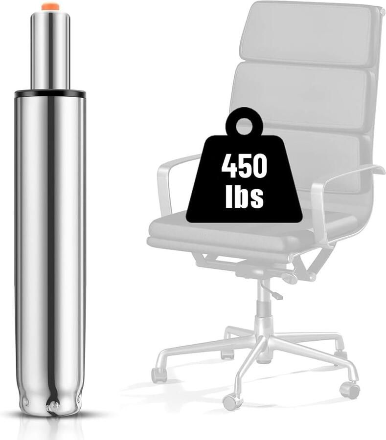 Famanu Verstelbare gasliftcilinder 27-39 cm vervangend pneumatisch stoelonderdeel zware stalen behuizing universele maathoogteverlenging voor bureaustoelen