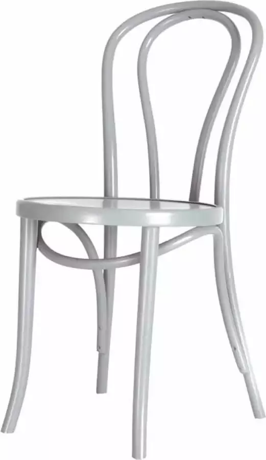 Fameg Vienna Thonet No. 18 houten bistrostoel grijs