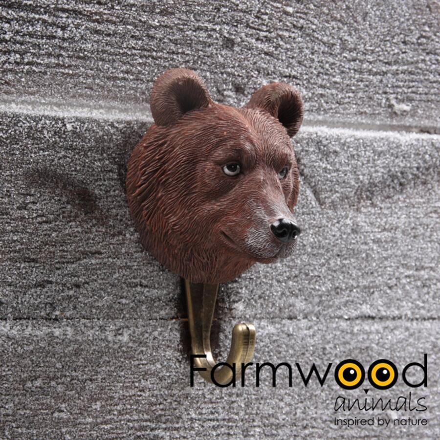 Farmwood KAPSTOK HAAK HOOK D! BEER 5.5X7X11.5 CM
