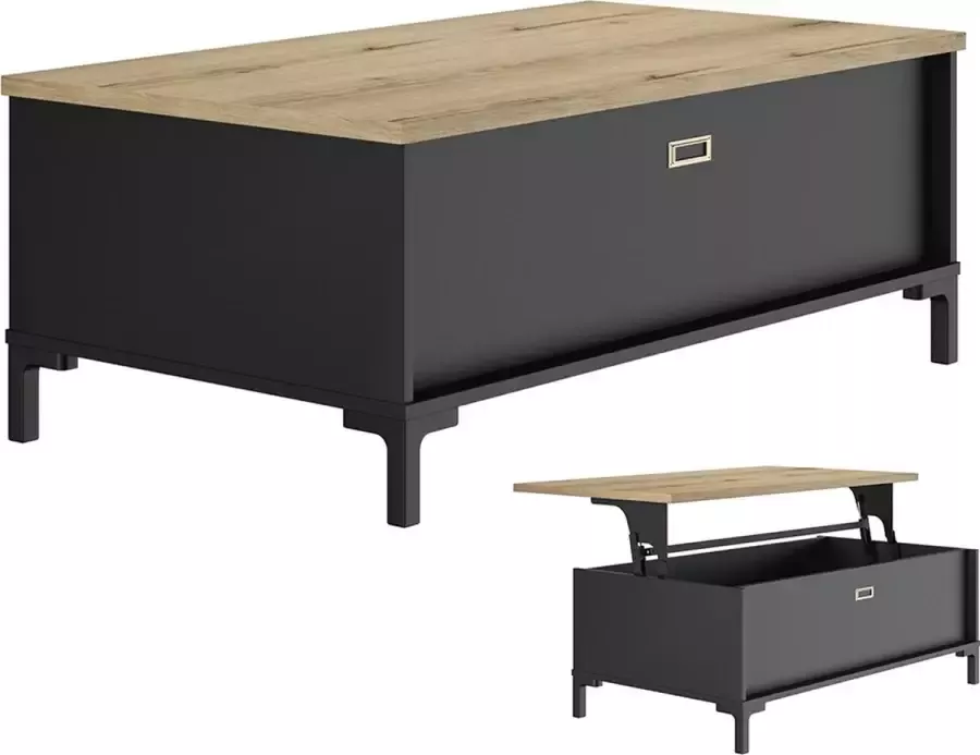 Favo Casa Lift-Up Salontafel Angelina Zwart