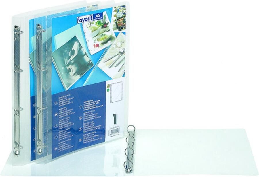 FAVORIT 400083622 ringband A4 Transparant
