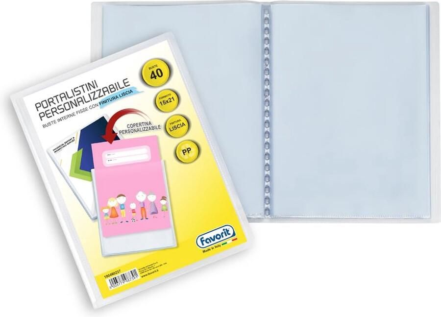 Favorito Favorit 100460235 Polypropyleen (PP) Transparant 20 vel 150 mm 210 mm