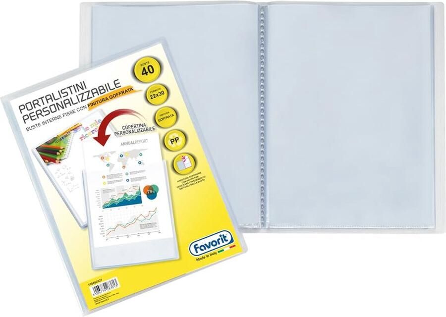 Favorito Favorit 100460327 Polypropyleen (PP) Transparant 40 vel 220 mm 300 mm