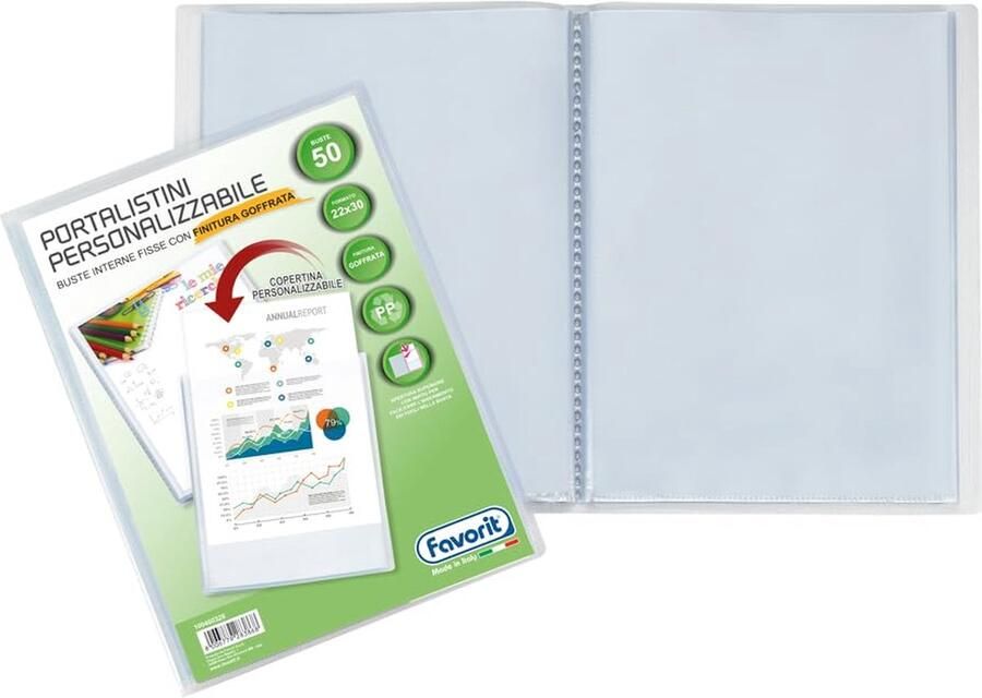 Favorito Favorit 100460328 Polypropyleen (PP) Transparant 50 vel 220 mm 300 mm