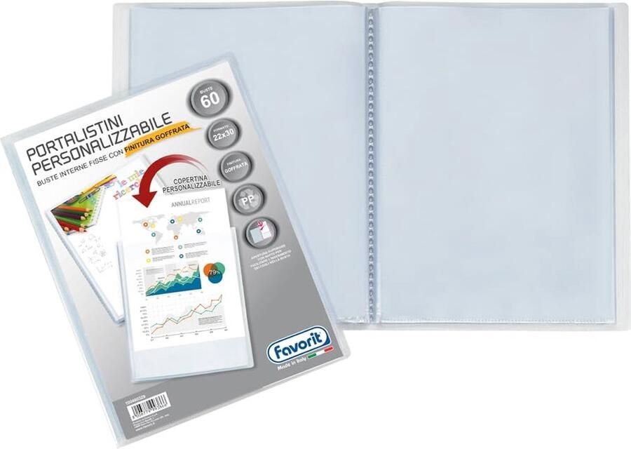 Favorito Favorit 100460329 Polypropyleen (PP) Transparant 60 vel 220 mm 300 mm