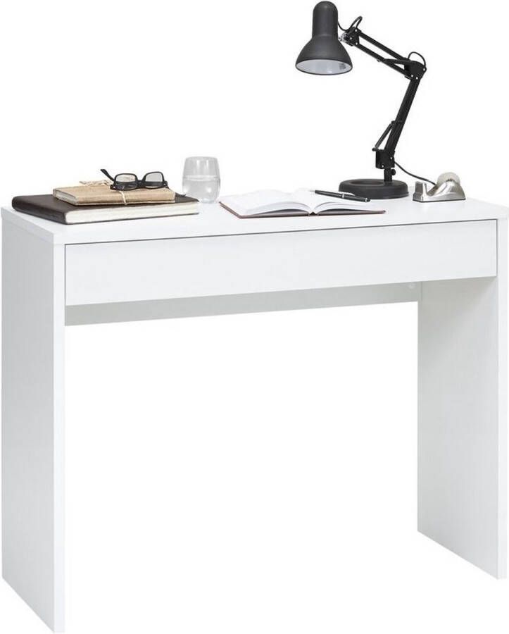 FDB Furniture Kaptafel Lotus 100 cm breed in wit