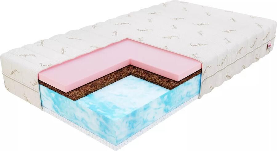 FDM ERGO Matras 120x200 cm Koudschuim Matrassen Tweepersoons Hoogte 23 cm H2 en H4 Dubbelzijdig 7 zones Afritsbaar hoes wasbaar Öko-Tex gecertificeerd Antiallergisch en Ademende