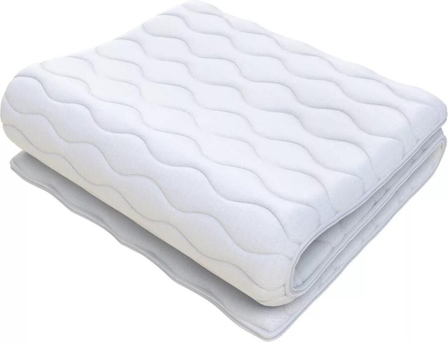 FDM JERSEY Matrasbeschermhoes 80x200 cm Polyester Matrashoes Ademend Dikte matras 12 cm Öko-Tex gecertificeerd Ademend Antiallergisch en Ademende Afritsbaar hoes wasbaar