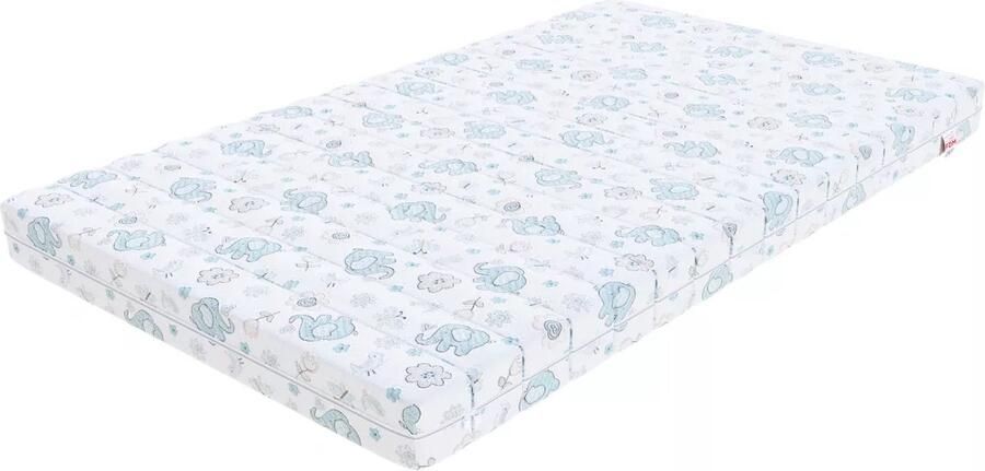 FDM MIKI DUMBO Matras 90x180 cm Koudschuim Matrassen Eenpersoons Hoogte 11 cm H2 en H3 Dubbelzijdig 7 zones Afritsbaar hoes wasbaar Öko-Tex gecertificeerd Antiallergisch en Ademende