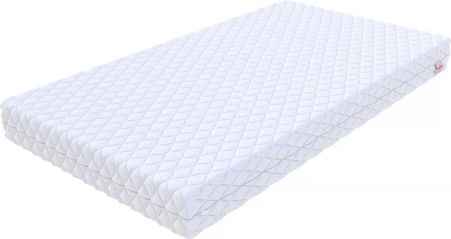 FDM LIVIA MINI Matras 90x200 cm Koudschuim Matrassen Eenpersoons Hoogte 12 cm H3 Dubbelzijdig 7 zones Afritsbaar hoes wasbaar Öko-Tex gecertificeerd Antiallergisch en Ademende