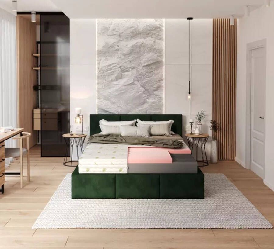 FDM SELECT MAX Matras 100x200 cm Koudschuim Matrassen Eenpersoons Hoogte 18 cm H3 en H4 Dubbelzijdig 7 zones Afritsbaar hoes wasbaar Öko-Tex gecertificeerd Antiallergisch en Ademende - Foto 3